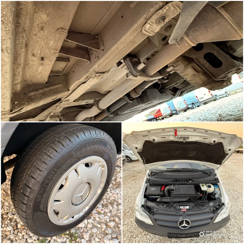 Mercedes-Benz Vito 113CDi-4X4-9Местен-Климатик, снимка 17 - Бусове и автобуси - 51587151