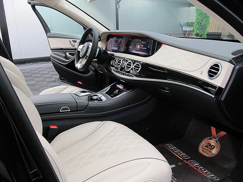 Mercedes-Benz S 350 designo/LONG/AMG/4-MATIC/PANORAMA/2xTV/ ЛИЗИНГ, снимка 10 - Автомобили и джипове - 51246559