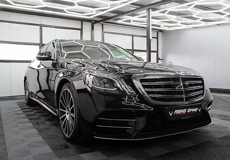 Mercedes-Benz S 350 designo/LONG/AMG/4-MATIC/PANORAMA/2xTV/ ЛИЗИНГ, снимка 3 - Автомобили и джипове - 51246559