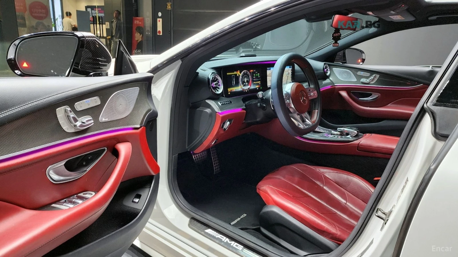 Mercedes-Benz CLS 53 AMG RED INTERIOR/CARBON/DISTRONIC, снимка 7 - Автомобили и джипове - 55246247