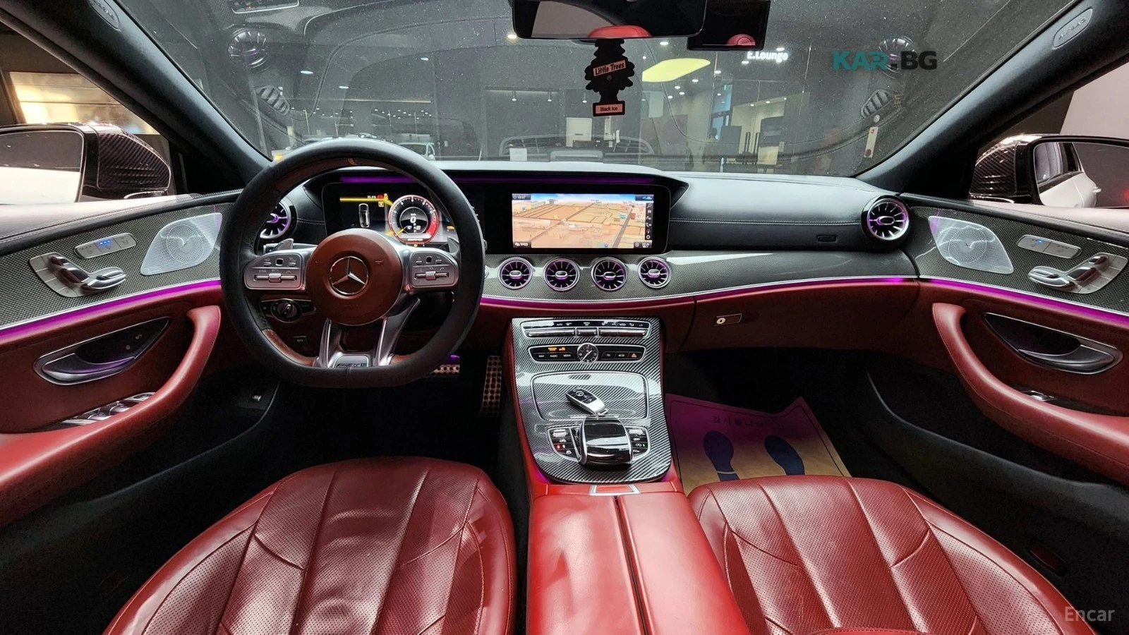 Mercedes-Benz CLS 53 AMG RED INTERIOR/CARBON/DISTRONIC, снимка 8 - Автомобили и джипове - 55246247