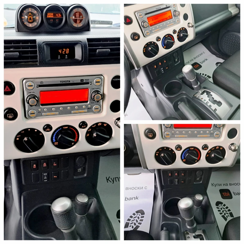 Toyota Fj cruiser * 4.0* 260Hp* FACE* TOP* , снимка 15 - Автомобили и джипове - 47986696