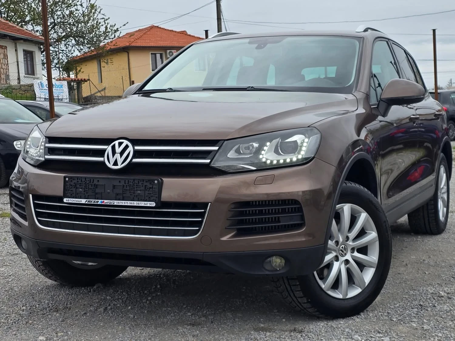 VW Touareg 3.0TDI 245K.C. / АВТОМАТ / НАВИ / КОЖА / ЛЕД  | Mobile.bg — изображение 1