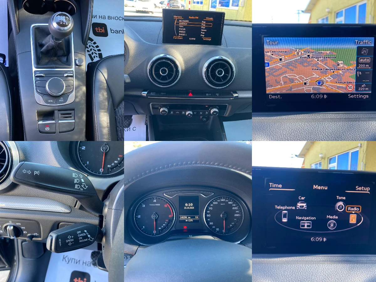 Audi A3 1, 6TDi НАВИГАЦИЯ КОЖА EURO 5B | Mobile.bg — изображение 16