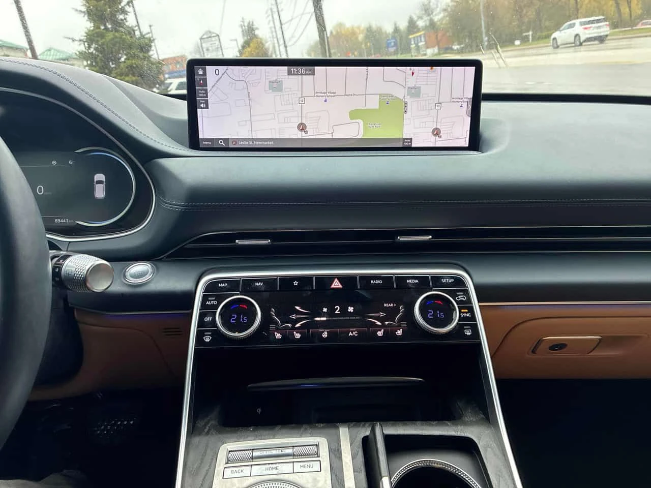 Genesis GV80 3.5T Advanced| ОТ ПРЕДСТАВИТЕЛСТВО| БЕЗ УДАРИ, снимка 11 - Автомобили и джипове - 54460615