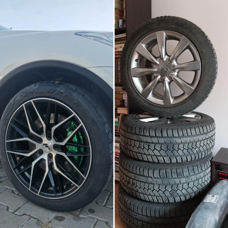 Infiniti Ex37 AWD/360 camera/Каско/Дистроник/, снимка 15 - Автомобили и джипове - 52345421