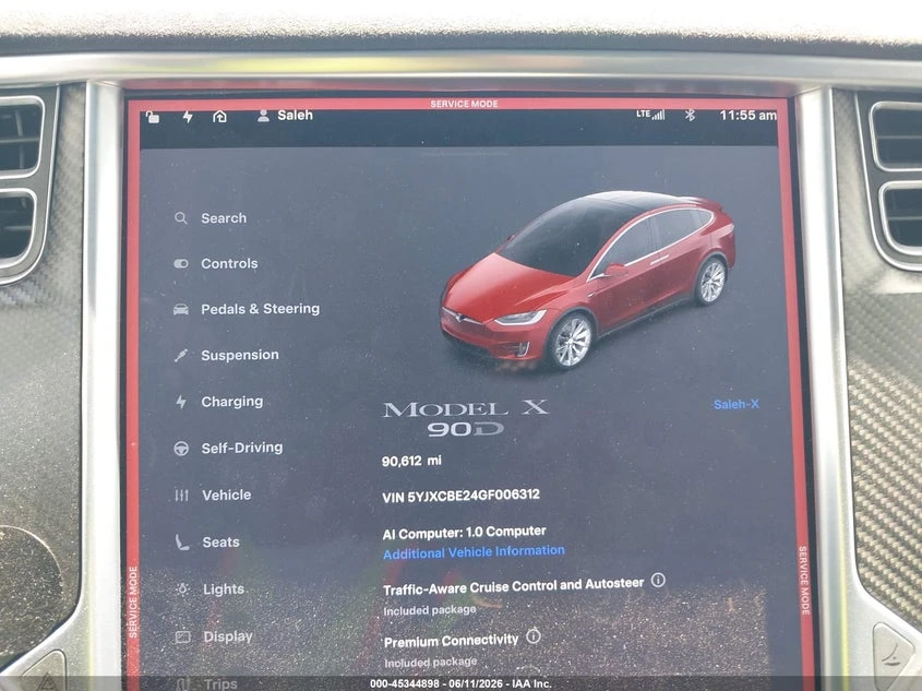 Tesla Model X 60D/70D/75D/90D/P100D, снимка 7 - Автомобили и джипове - 54906856