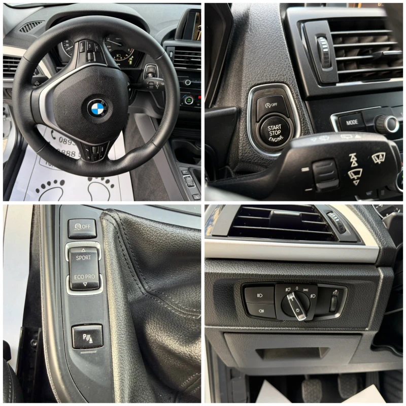 BMW 118 193.000km-URBAN-LED-XENON-BI XENON-KOJA-NEW-FULL, снимка 15 - Автомобили и джипове - 52511250