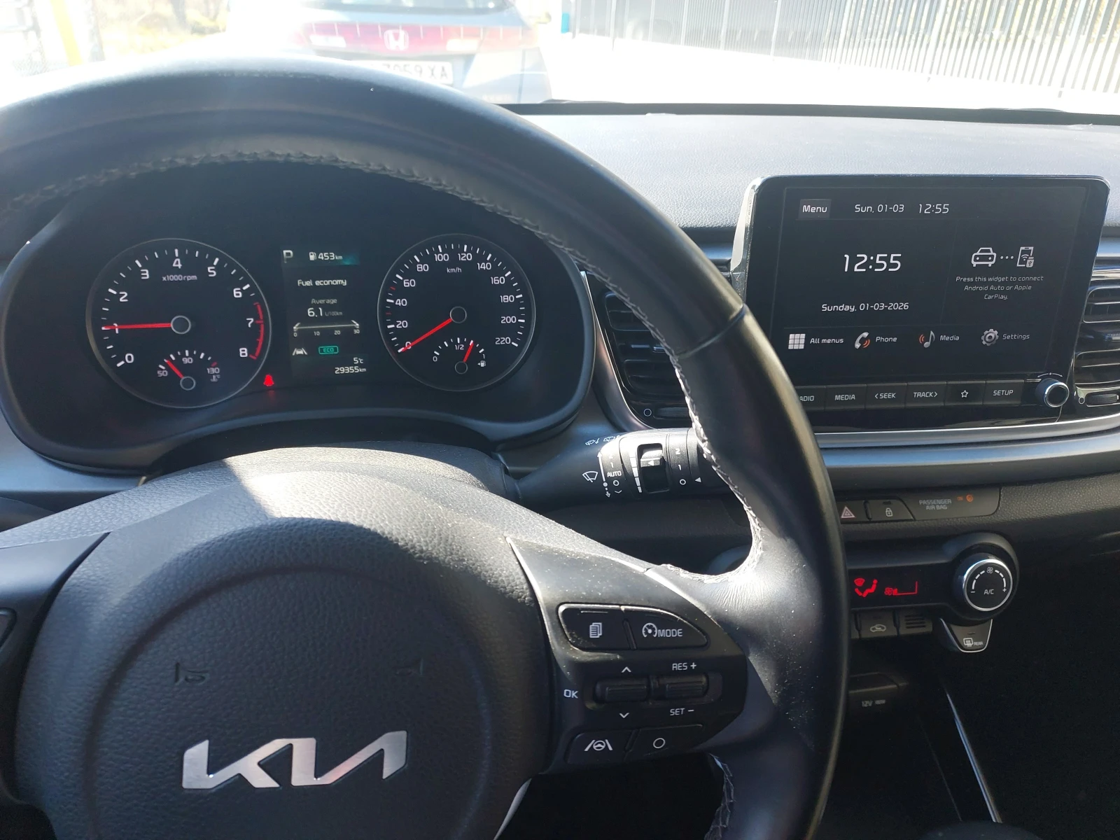 Kia Rio FL 1.0 LX 7AT 5D. ��������. ���������.  | Mobile.bg � ����������� 9