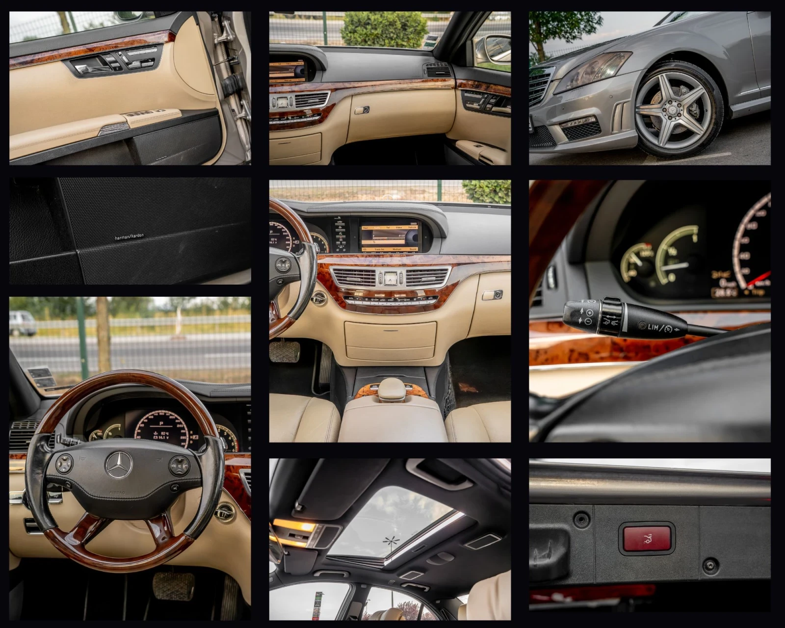 Mercedes-Benz S 320 NIGHT VISION | MASSAGE | DISTRONIC | AMG | , снимка 14 - Автомобили и джипове - 55696383