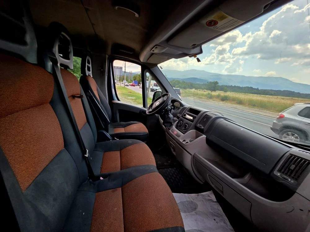 Fiat Ducato 2.3GTD 2008g  120кс 7 места клима  , снимка 5 - Бусове и автобуси - 55062334