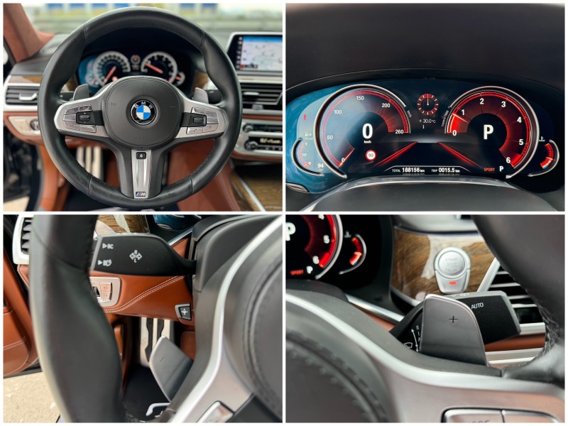 BMW 740 d= xDrive= M-pack= Individual= Алкантара= HUD= Dis, снимка 15 - Автомобили и джипове - 46483520