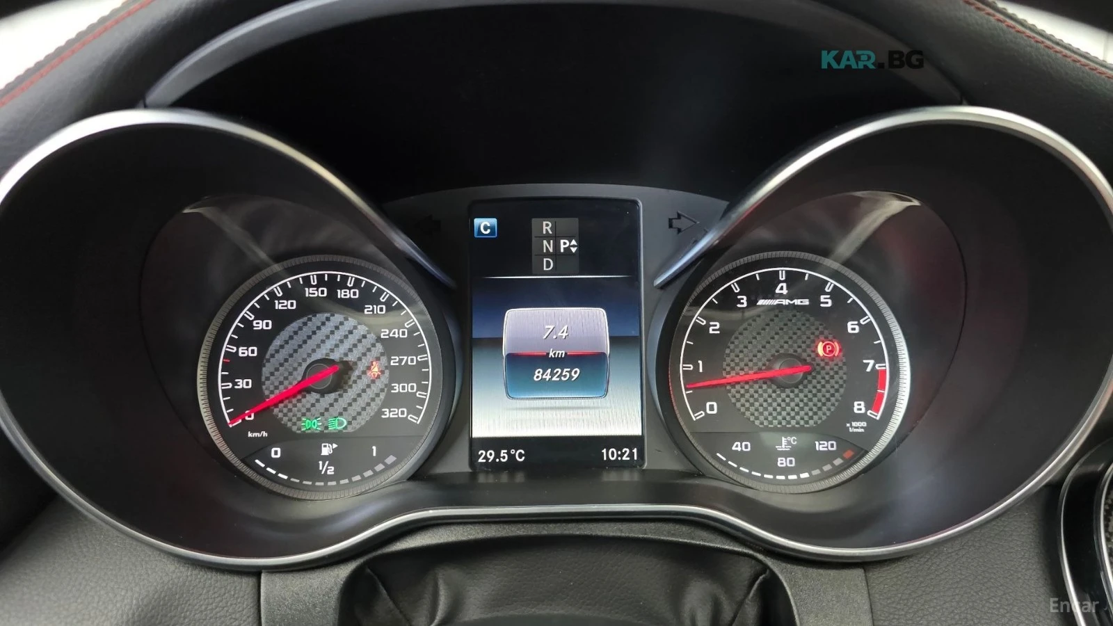 Mercedes-Benz C 63 AMG BURMESTER* 360* КАМЕРА* ПОДГРЕВ* SUNROOF* , снимка 7 - Автомобили и джипове - 55276740