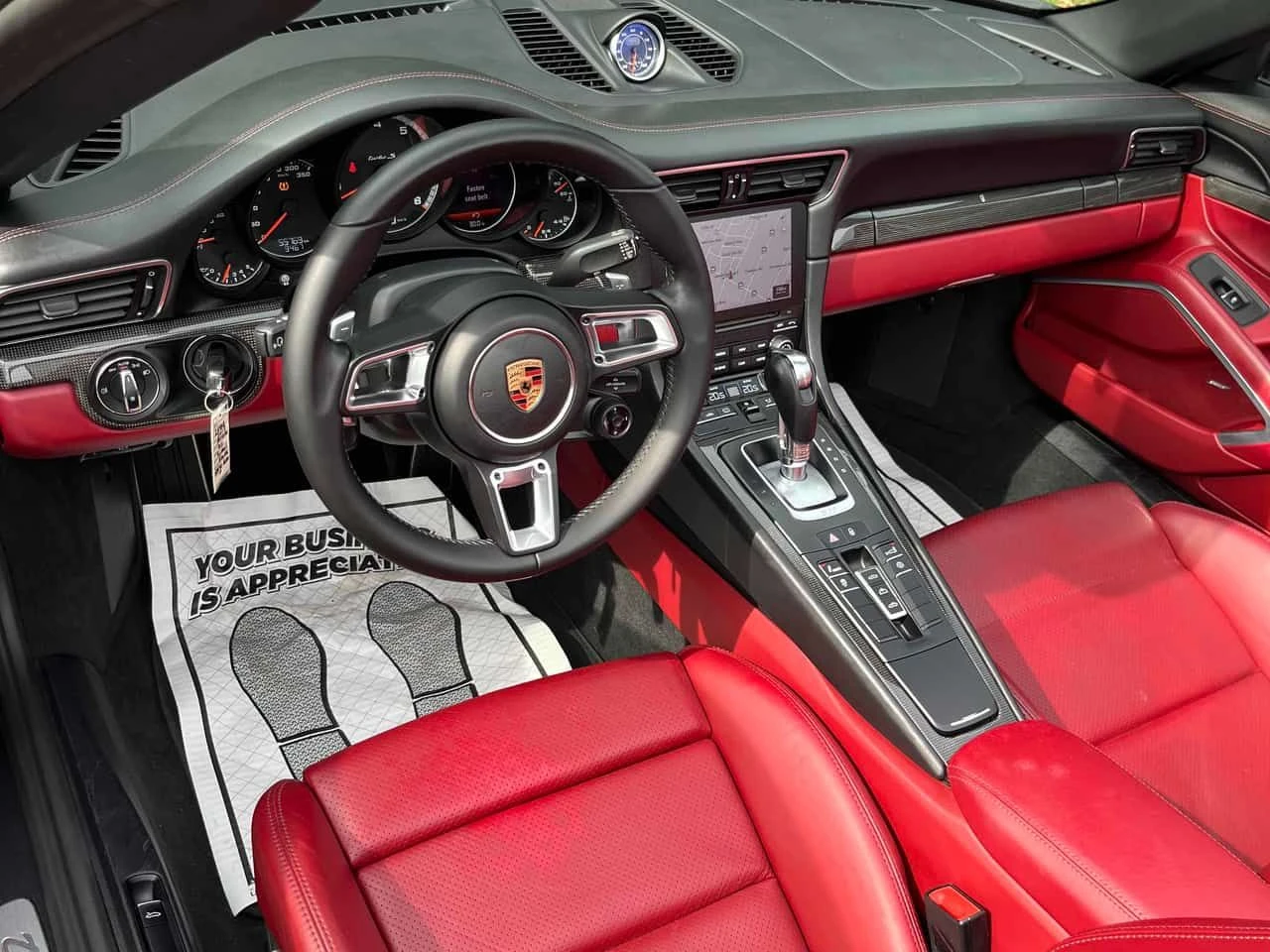 Porsche 911 * 2dr Cabriolet Turbo S * CARFAX * , снимка 8 - Автомобили и джипове - 55568481