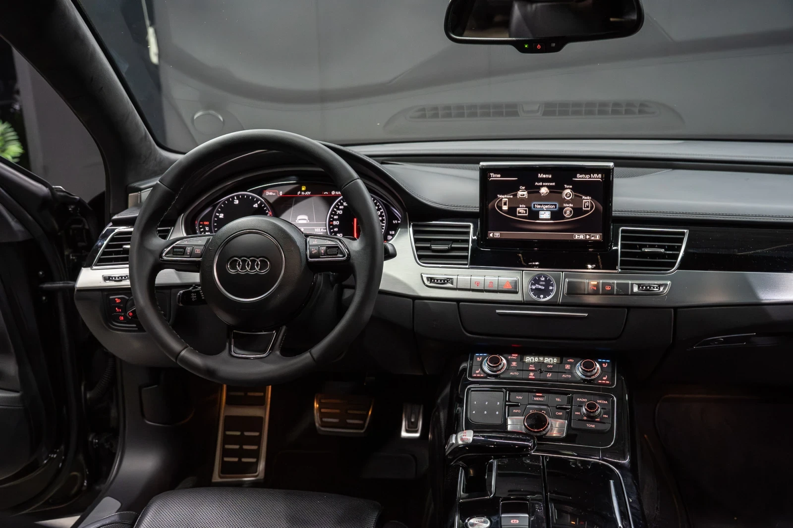 Audi A8 4.2TDI /FULL LED/3xTV/B&O/MEMORY/NIGHT VISION/DIST, снимка 10 - Автомобили и джипове - 55576927