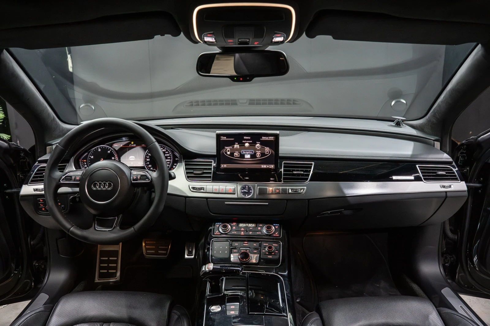 Audi A8 4.2TDI /FULL LED/3xTV/B&O/MEMORY/NIGHT VISION/DIST, снимка 9 - Автомобили и джипове - 55576927