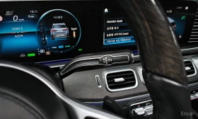 Mercedes-Benz GLS580 ДИСТРОНИК * ОБДУХВАНЕ * HEAD-UP * BURMESTER, снимка 11