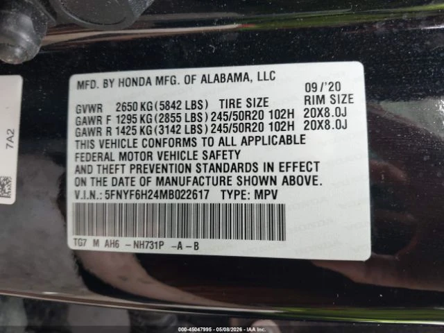Honda Pilot SPECIAL EDITION| КАМЕРА| ПОДГРЕВ| TOUCHSCREEN, снимка 9 - Автомобили и джипове - 55000281