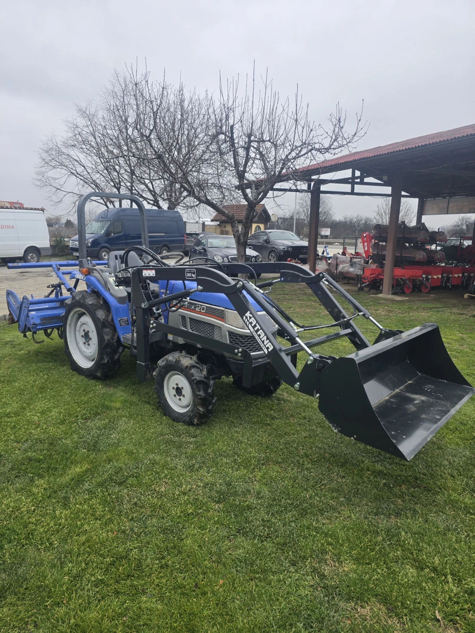 Трактор ISEKI Hunter 20с челен товарач - изображение 3