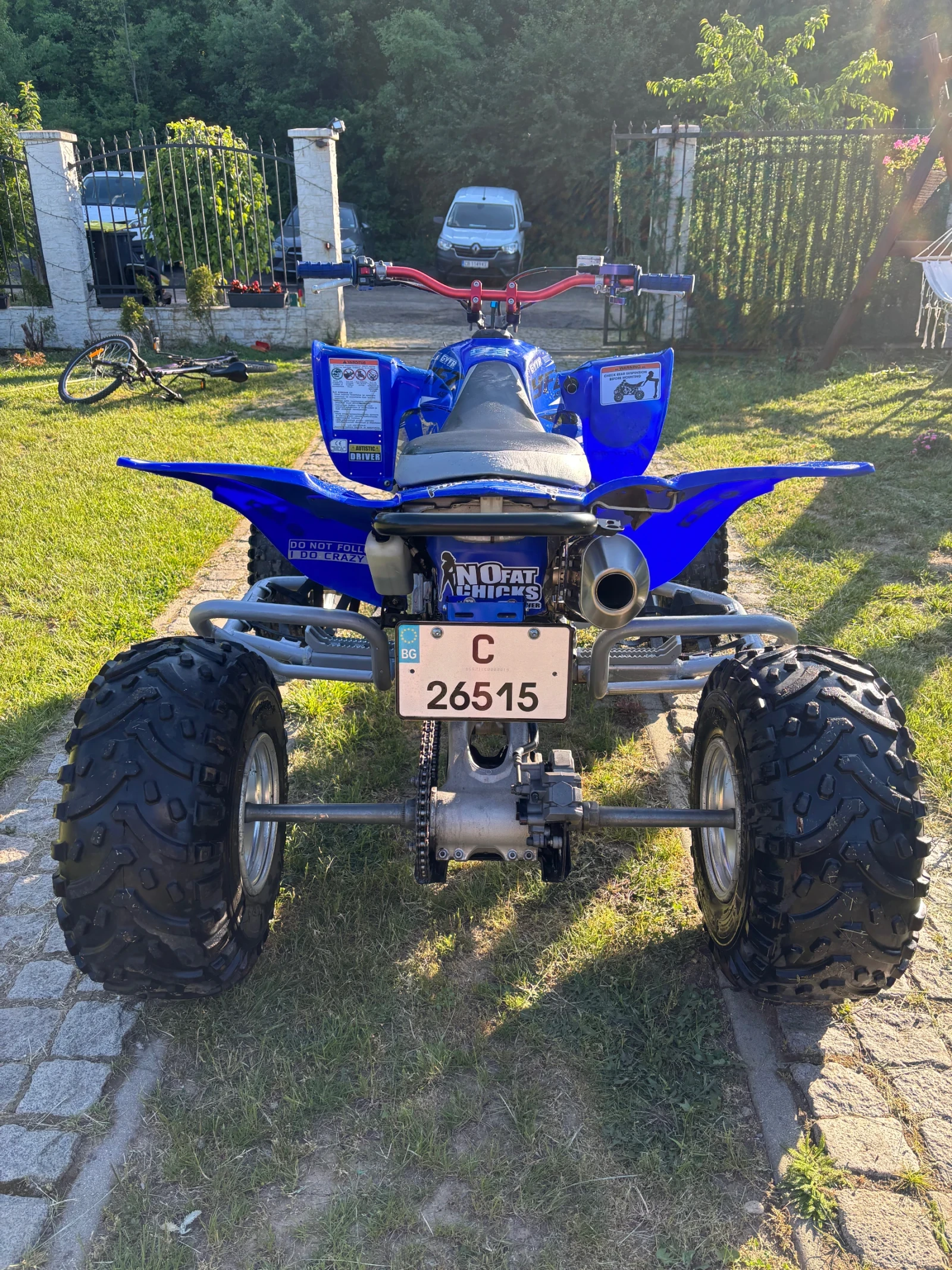 Yamaha Yfz 450-+ + РЕГИСТРАЦИЯ В КТИ + ЧИСТО НОВИ ГУМИ, снимка 4 - Мотоциклети и мототехника - 54765760