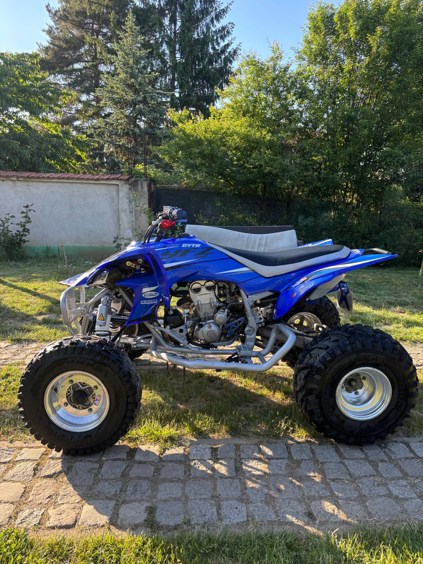 Yamaha Yfz 450-+ + РЕГИСТРАЦИЯ В КТИ + ЧИСТО НОВИ ГУМИ, снимка 2 - Мотоциклети и мототехника - 54765760