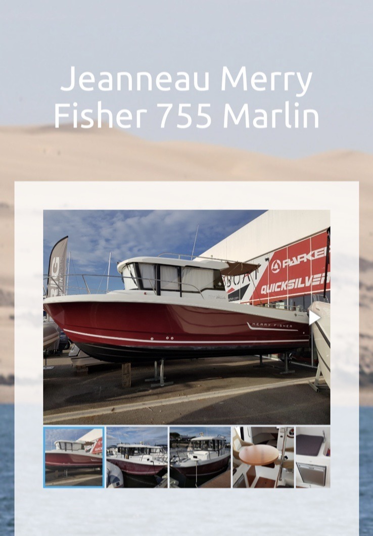 Моторна яхта Jeanneau  Merry Fisher 755 Marlin - изображение 1
