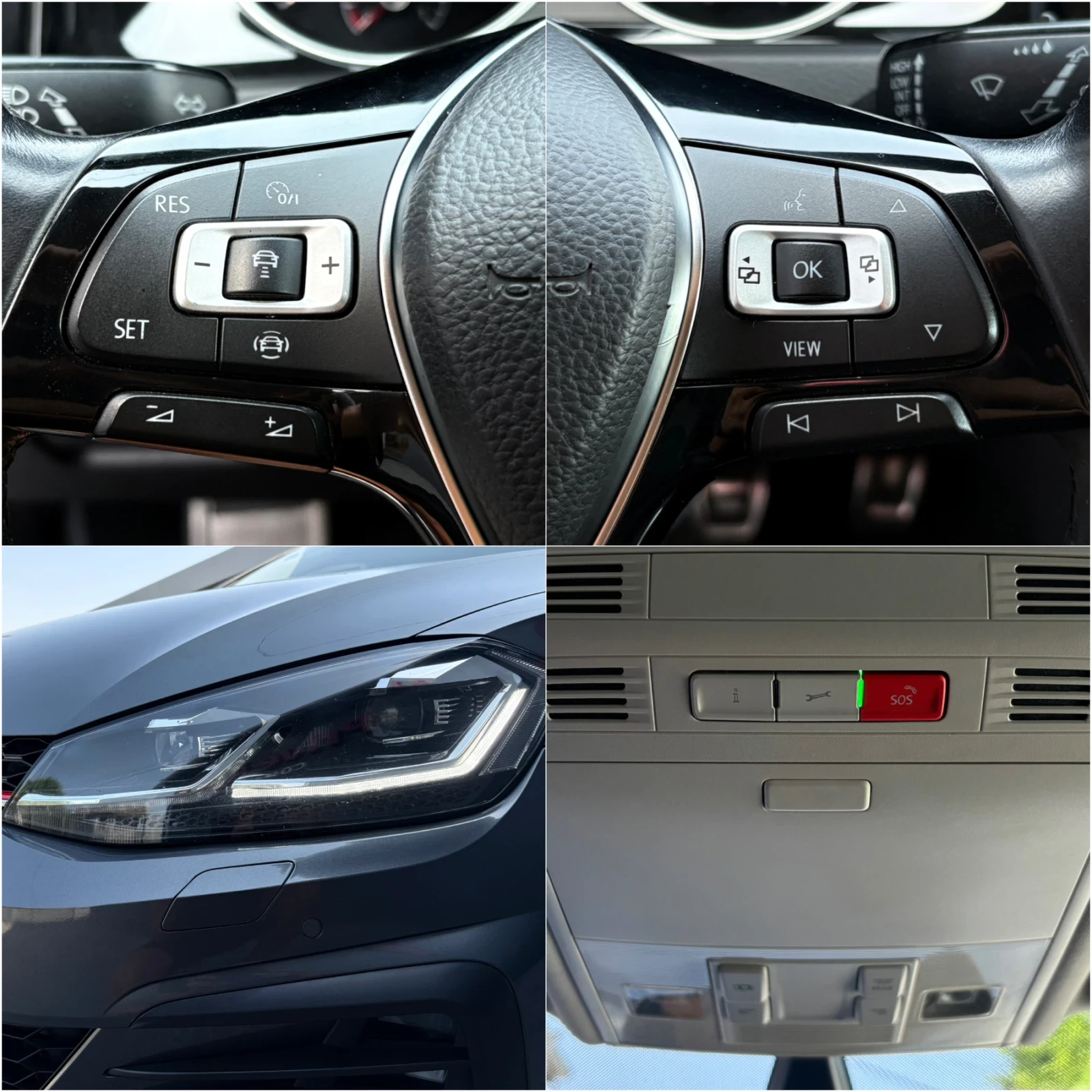 VW Golf 7.5, 1.5TGI, KEYLESS, DISTRONIC, FULL LED , снимка 15 - Автомобили и джипове - 54381056
