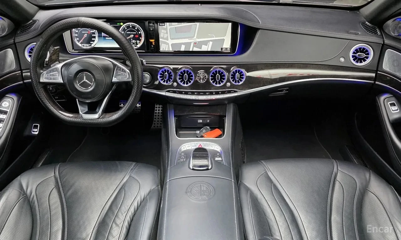 Mercedes-Benz S 63 AMG ПОДГР.* ОБДУХ.* АВТОКРЕДИТ БЕЗ ПЪРВОНАЧАЛНА ВНОСКА, снимка 7 - Автомобили и джипове - 55939313