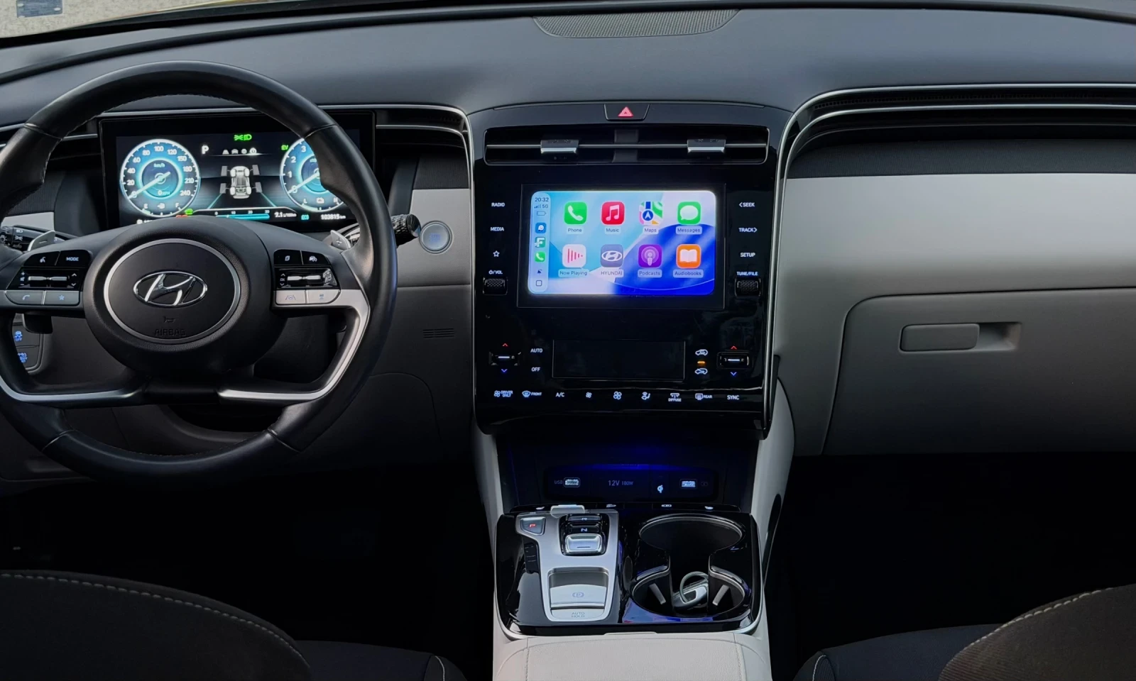 Hyundai Tucson 1.6 T-GDI HYBRID   AWD FULL LED , снимка 8 - Автомобили и джипове - 55696698