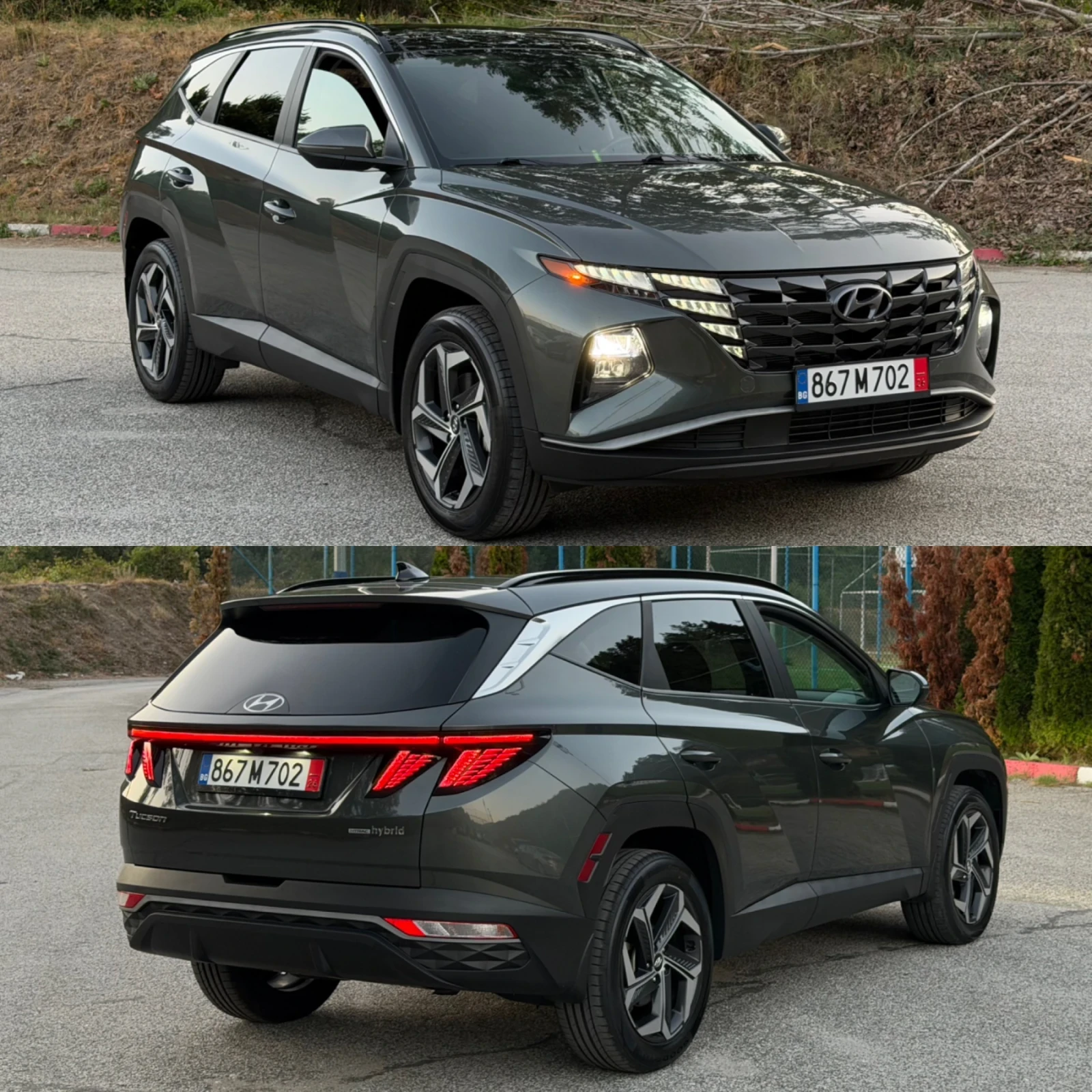 Hyundai Tucson 1.6 T-GDI HYBRID   AWD FULL LED , снимка 14 - Автомобили и джипове - 55696698