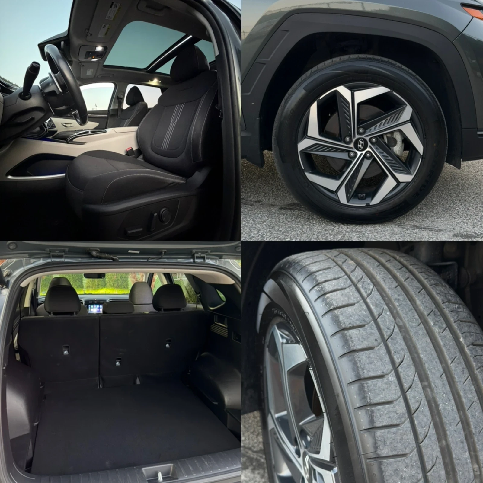 Hyundai Tucson 1.6 T-GDI HYBRID   AWD FULL LED , снимка 17 - Автомобили и джипове - 55696698