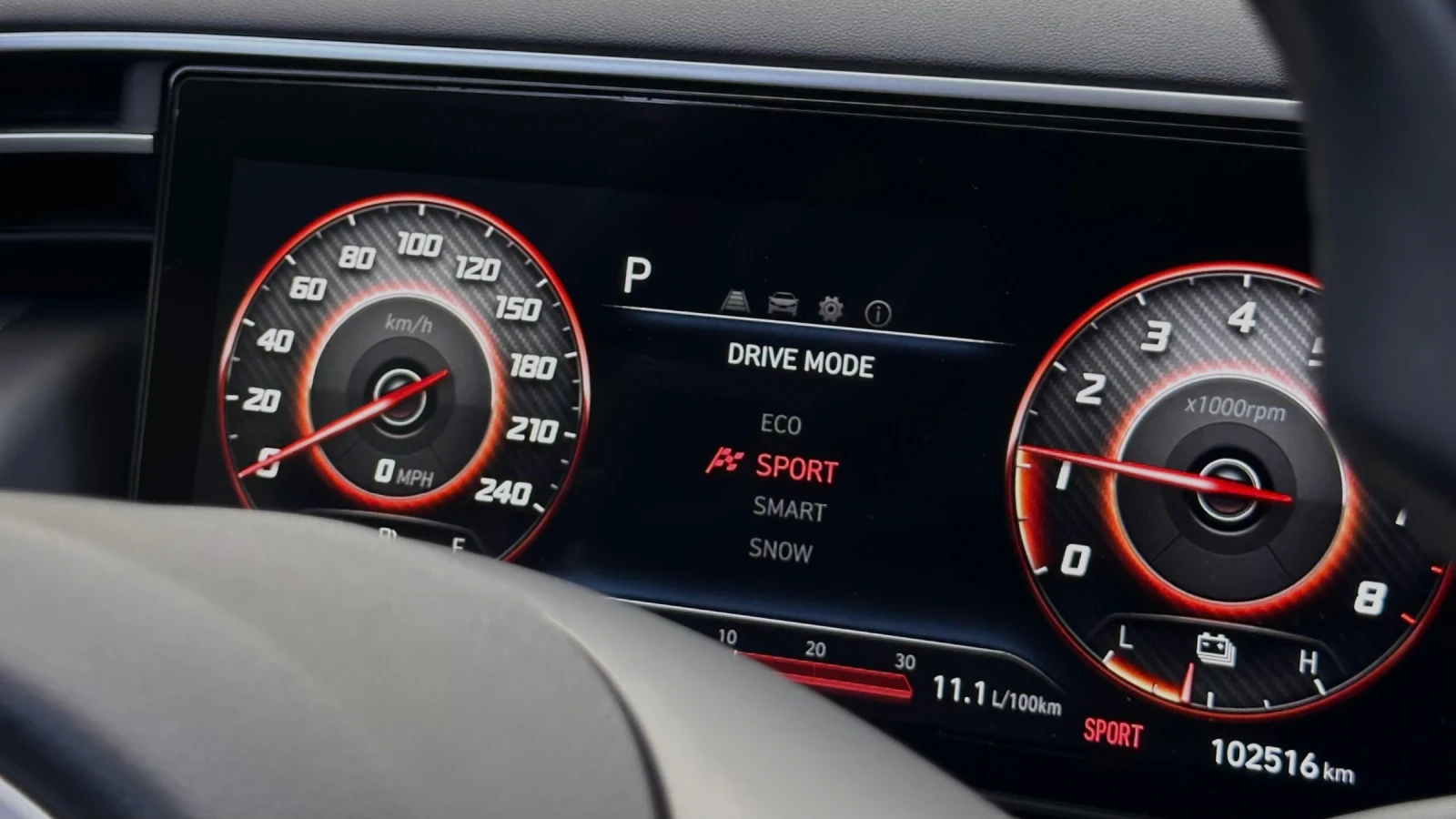 Hyundai Tucson 1.6 T-GDI HYBRID   AWD FULL LED , снимка 13 - Автомобили и джипове - 55345391