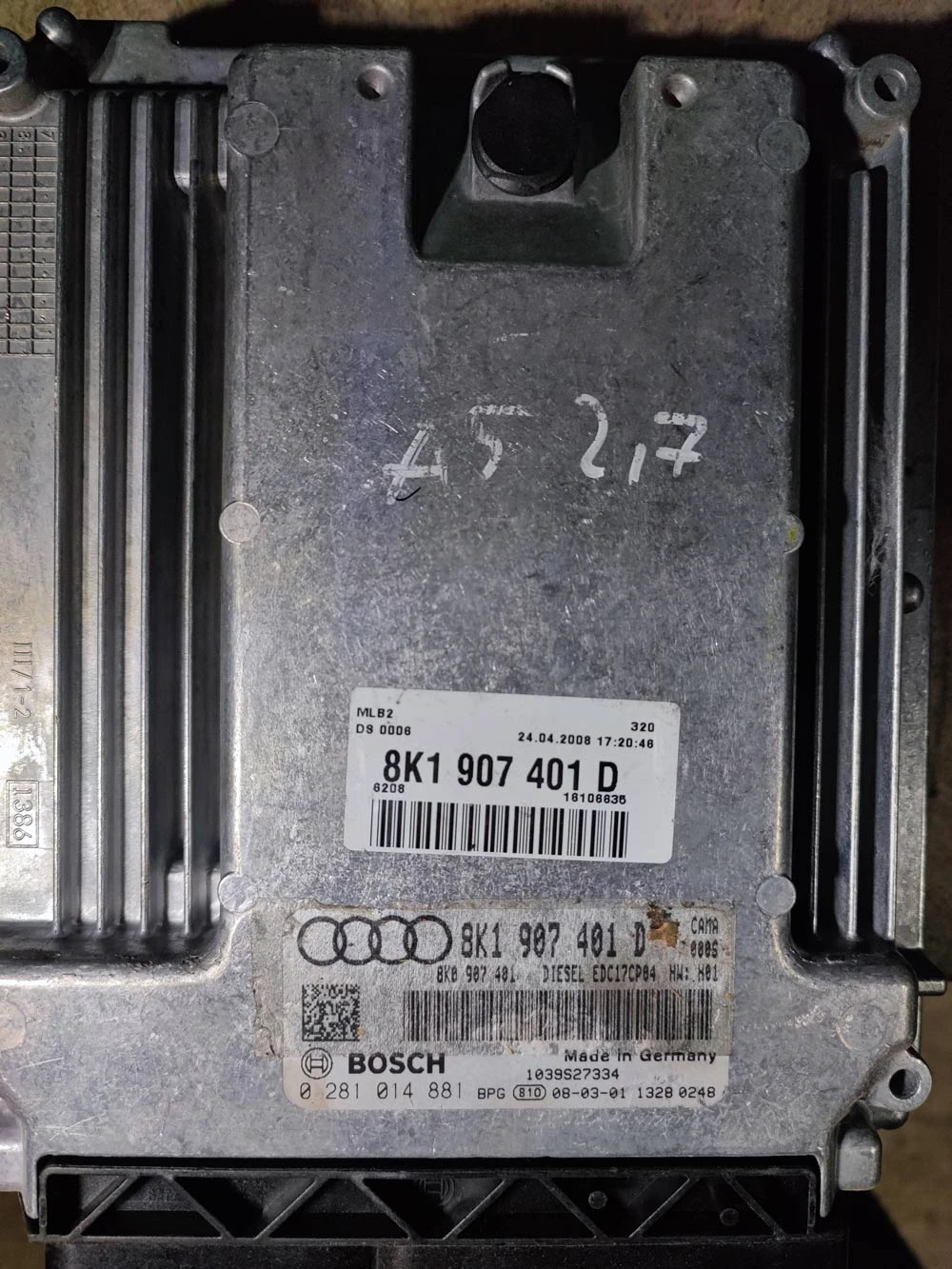 Компютър ECU Audi A4 A5 2.7 TDI CAM 8k0907401d