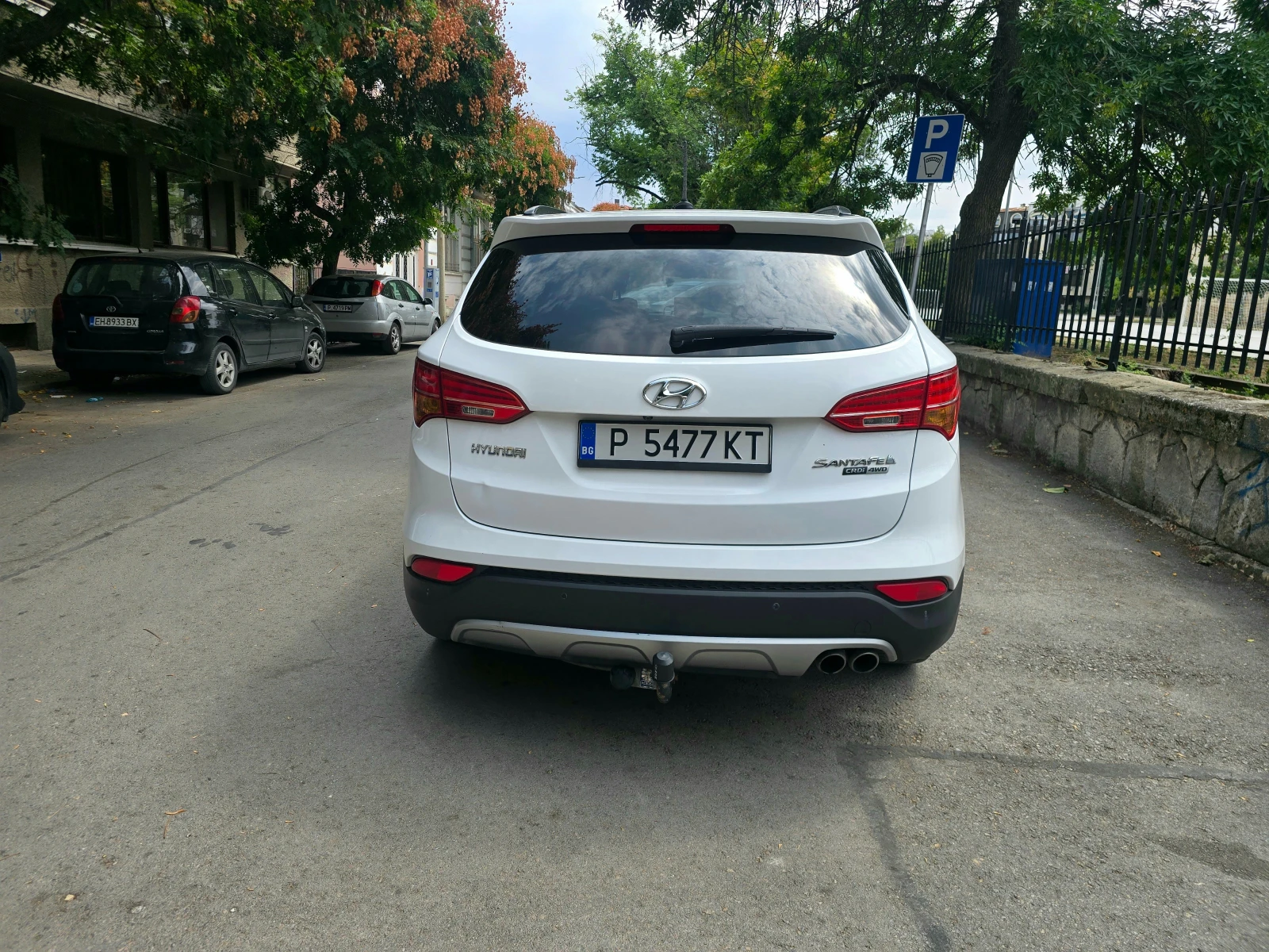 Hyundai Santa fe 4WD AUTOMATIC   PANORAMA   7 МЕСТА   КОЖА   SELF P, снимка 4 - Автомобили и джипове - 55653025