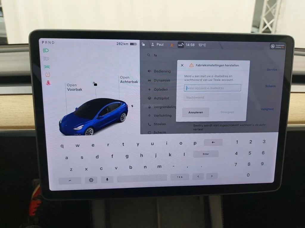 Tesla Model 3 Long-Range Dual Motor Panorama LED Navi 89% SoH, снимка 14 - Автомобили и джипове - 56220014
