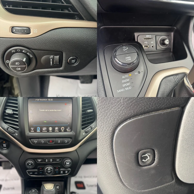 Jeep Cherokee 2.2CRDI* OVERLAND* , снимка 17 - Автомобили и джипове - 51278394