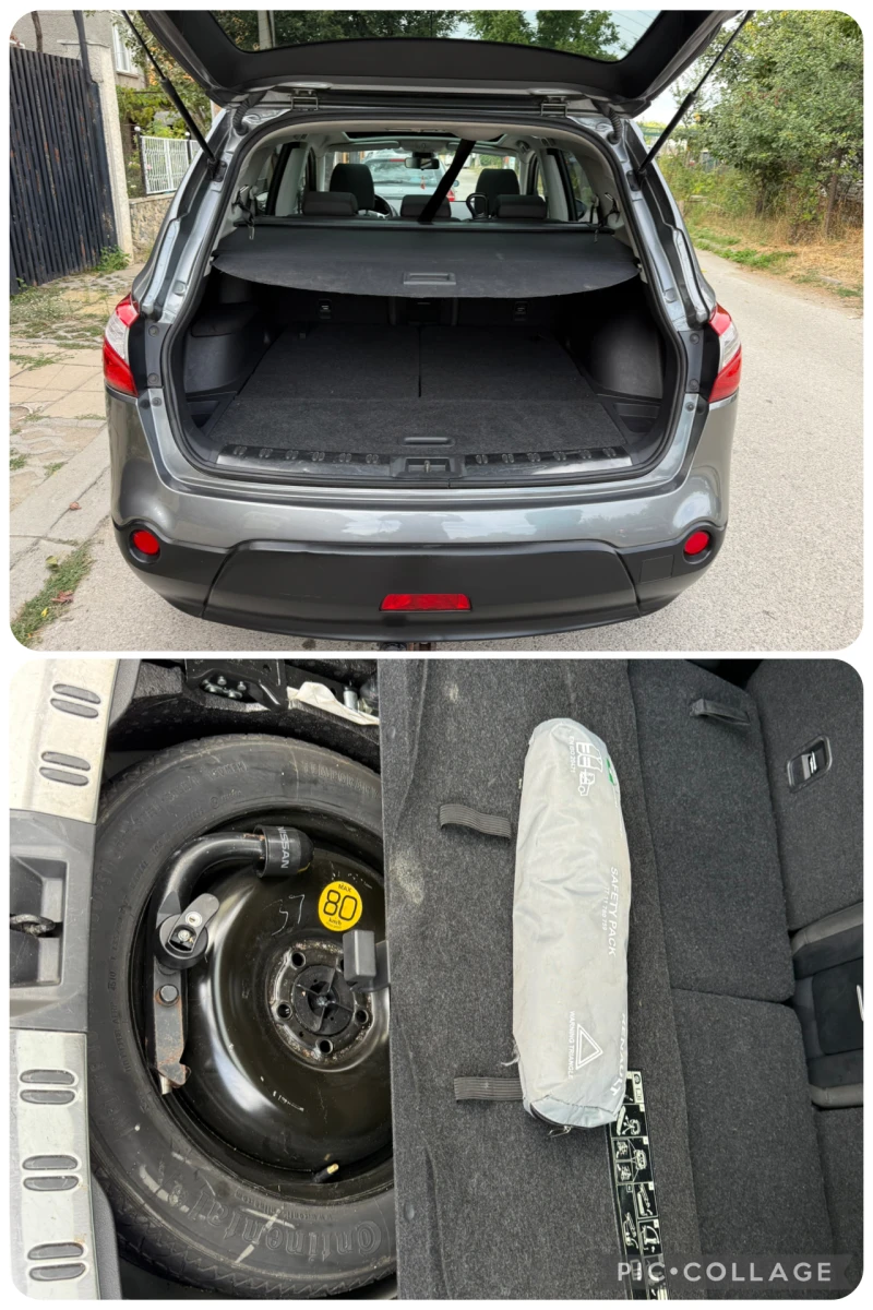 Nissan Qashqai 2.0i 4x4 AVTOMAT NAVI PANORAMA, снимка 12 - Автомобили и джипове - 51608148