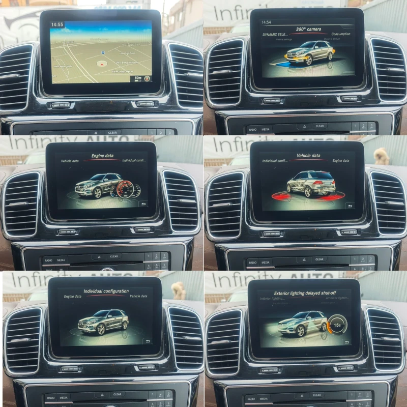 Mercedes-Benz GLE 350 AMG, АМБИЕНТ, 360-КАМЕРА, ПАМЕТ, ПОДГРЕВ, ФУЛ! , снимка 11 - Автомобили и джипове - 52642646