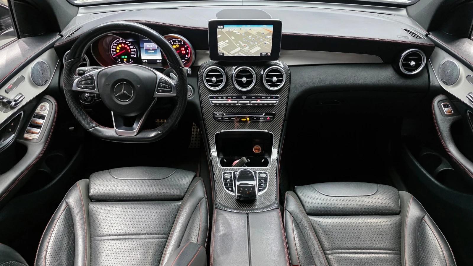 Mercedes-Benz GLC 43 AMG BURMASTER* HEAD-UP* 360* CARBON* PANO* КРАЙНА ЦЕНА, снимка 7 - Автомобили и джипове - 54701239