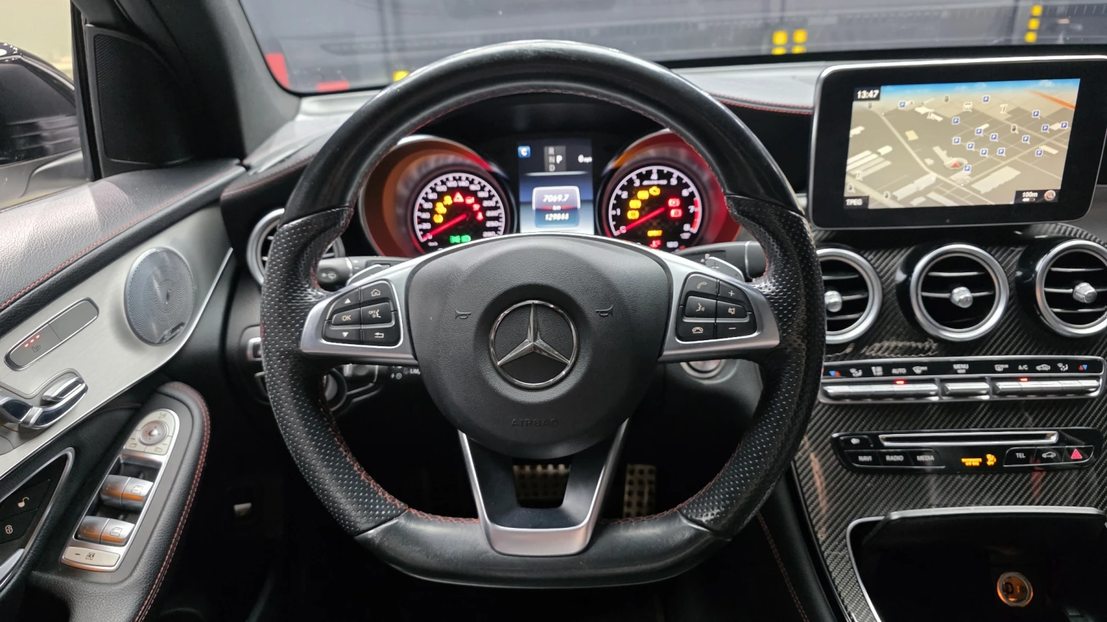 Mercedes-Benz GLC 43 AMG BURMASTER* HEAD-UP* 360* CARBON* PANO* КРАЙНА ЦЕНА, снимка 6 - Автомобили и джипове - 54701239