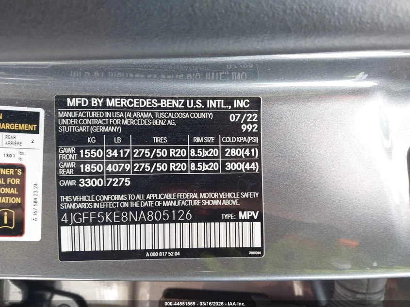 Mercedes-Benz GLS 450 3.0l 4Matic, снимка 9 - Автомобили и джипове - 54140003