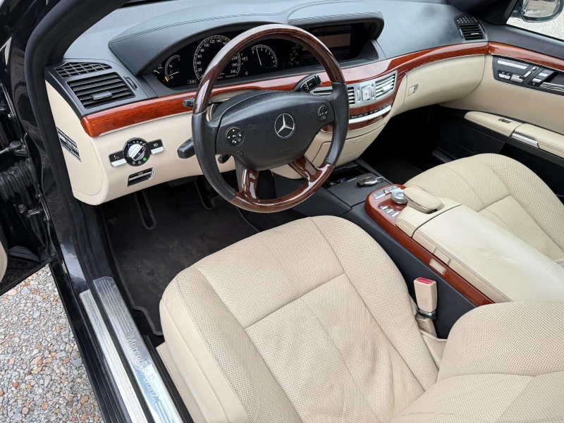 Mercedes-Benz S 500 ГАЗ* ОБДУХ* NightVision* ВЪЗДУХ* 388К.С., снимка 10 - Автомобили и джипове - 53316816