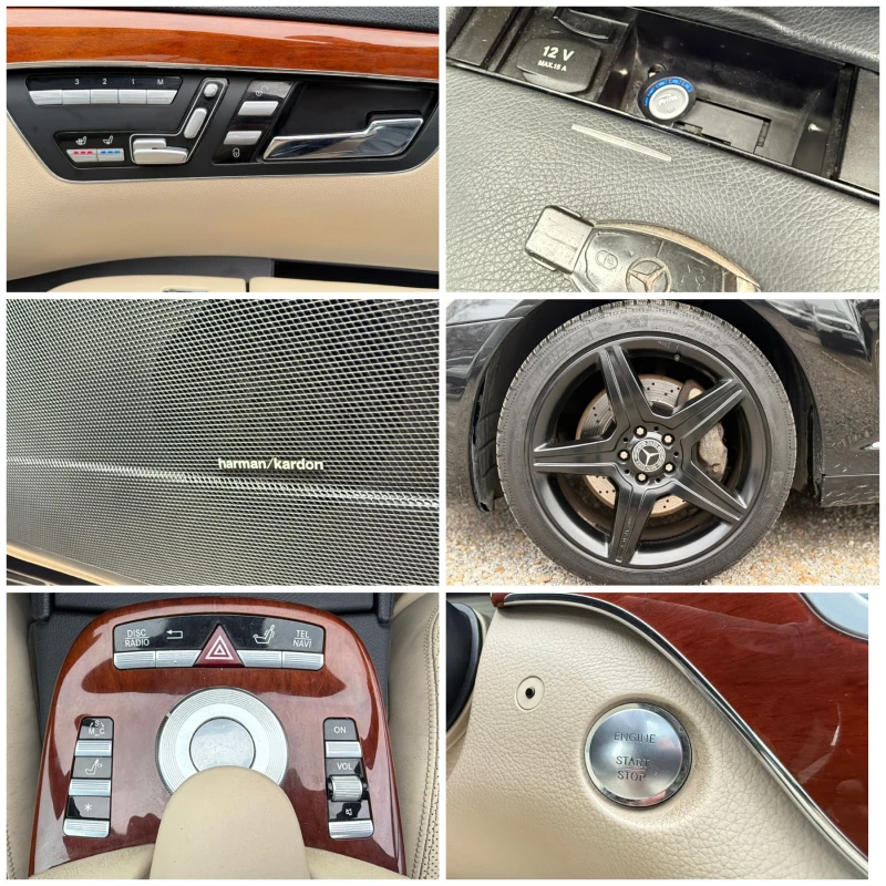 Mercedes-Benz S 500 ГАЗ* ОБДУХ* NightVision* ВЪЗДУХ* 388К.С., снимка 16 - Автомобили и джипове - 53316816