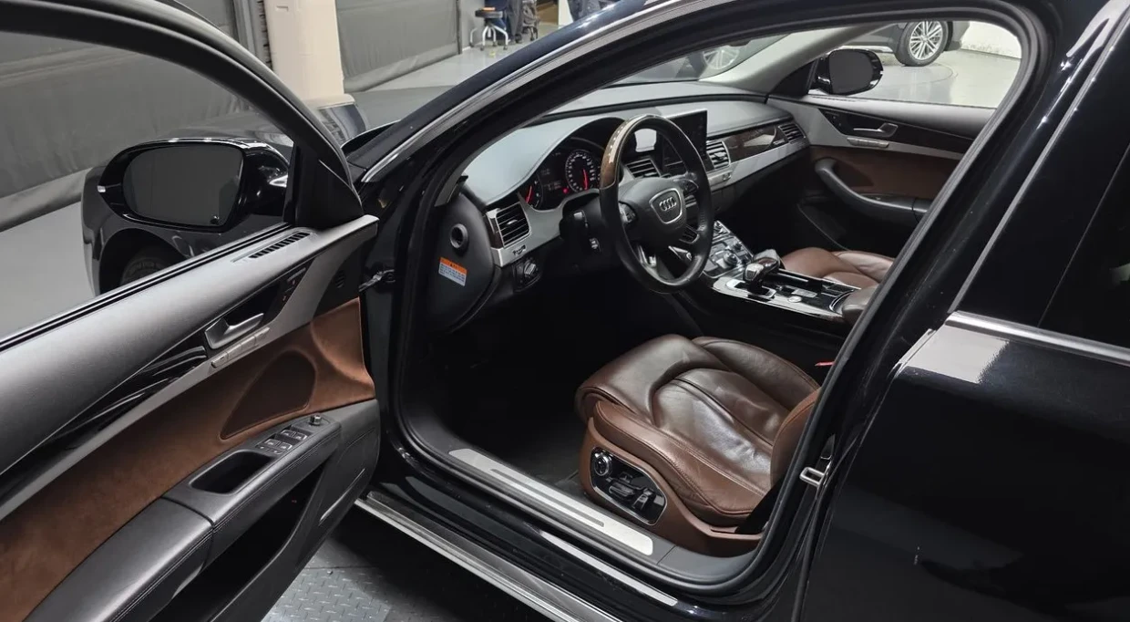 Audi A8 L * 4.2TDI * ОБДУХВАНЕ * 360 КАМ * ДИСТРОНИК * TV , снимка 5 - Автомобили и джипове - 55398730