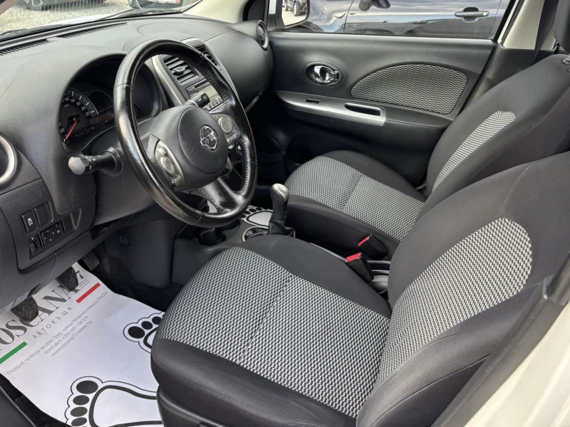 Nissan Micra 1.2i* 80k.c.* TEKNA * ЛИЗИНГ * , снимка 5 - Автомобили и джипове - 52477320