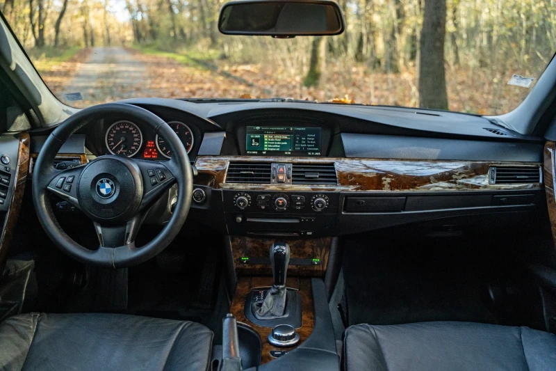 BMW 525 BMW E60 525d 177 к. с. 2006 г.  Автомат, снимка 7 - Автомобили и джипове - 52658990