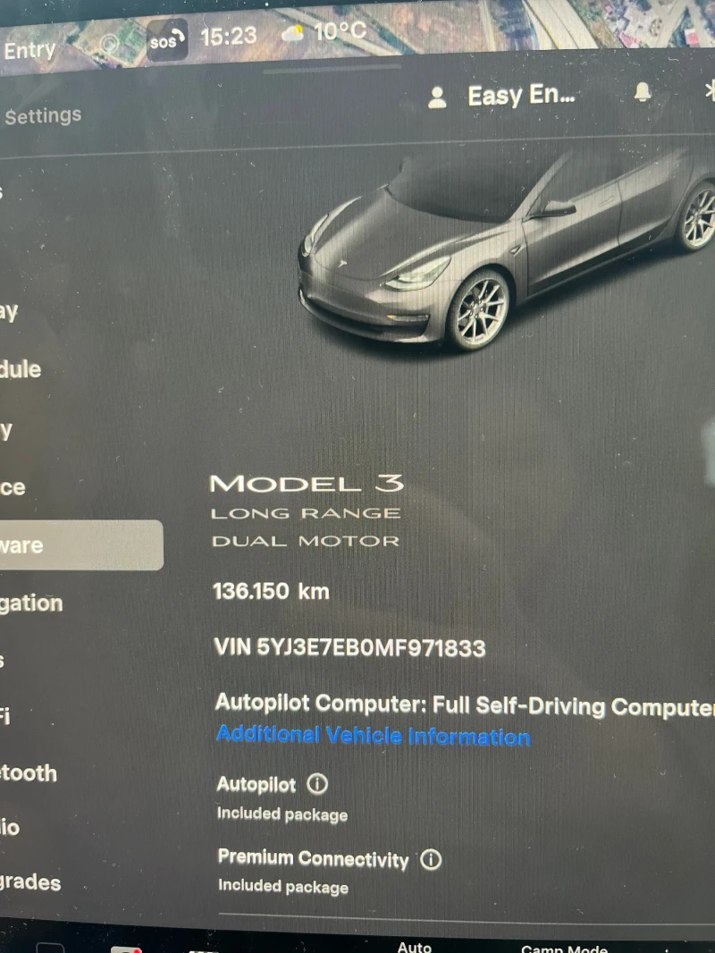 Tesla Model 3 Long Range , снимка 9 - Автомобили и джипове - 53221554