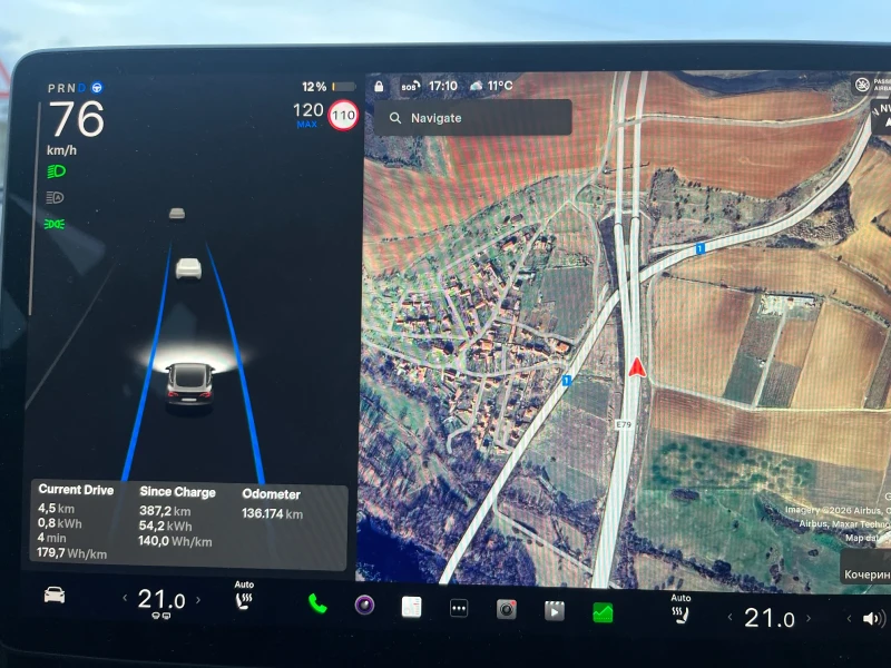 Tesla Model 3 Long Range , снимка 11 - Автомобили и джипове - 53221554