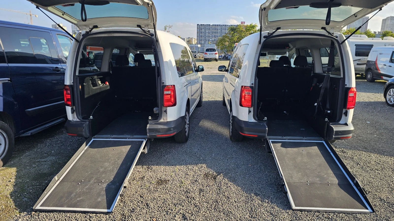 VW Caddy 2.0 TDI-2 бр. XL с ПЛАТФОРМА-клима-камера-темпомат | Mobile.bg — изображение 3