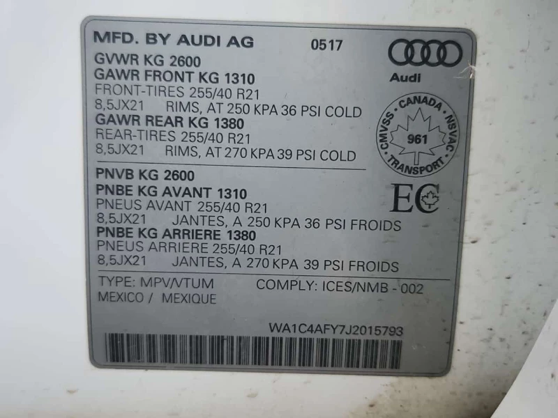 Audi SQ5 * 3.0 TFSI quattro Technik tiptronic * CARFAX * , снимка 10 - Автомобили и джипове - 53563196